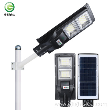 IP66 waterproof outdoor remote control ABS integrated all in one 40 80 w solar led street lamp